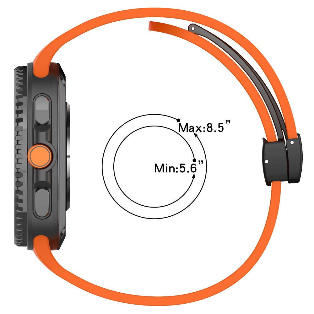 Sabuk Silikon dengan Gesper Ma - Samsung Smartwatch Ultra Accessories ulasan dan harga