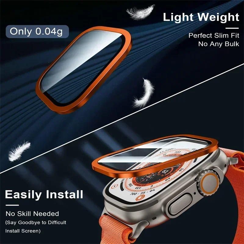 2 Buah Bingkai Logam Titanium  - Apple Smartwatch Accessories ulasan dan harga