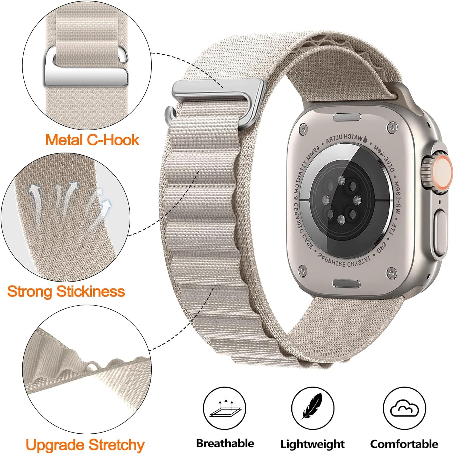 Tali Jam Tangan Alpine Nylon L - Samsung Smartwatch Ultra Accessories ulasan dan harga