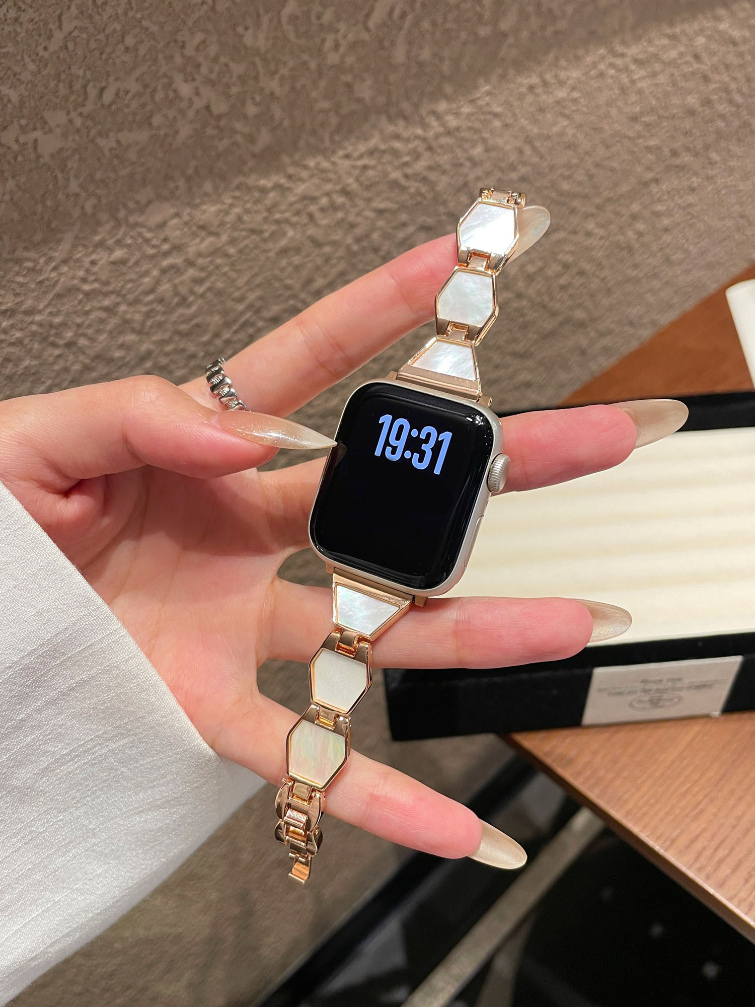 Tali logam berbentuk modis unt - Apple Smartwatch Accessories ulasan dan harga