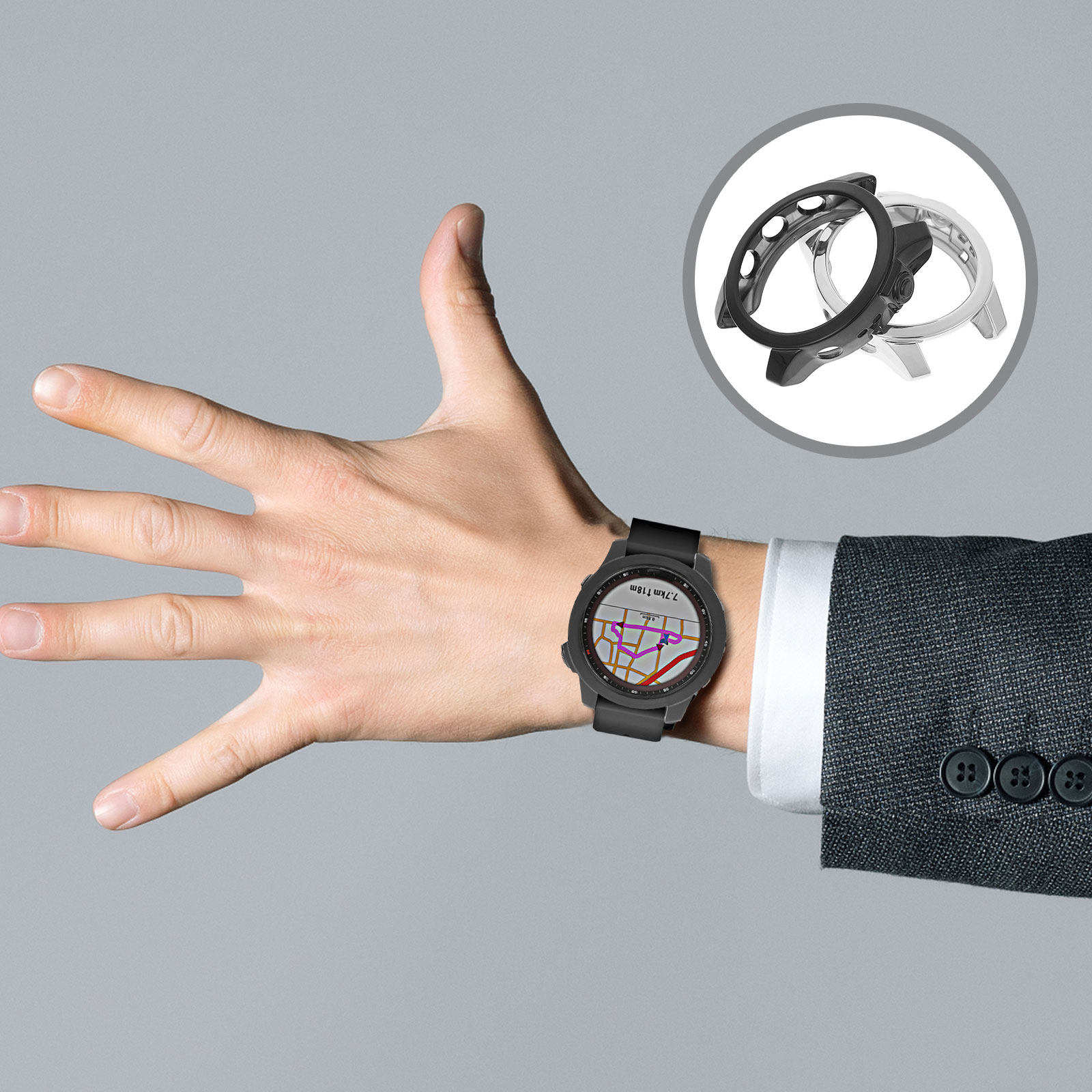 2 Buah Casing Pelindung Jam Ta - Smartwatch Case ulasan dan harga