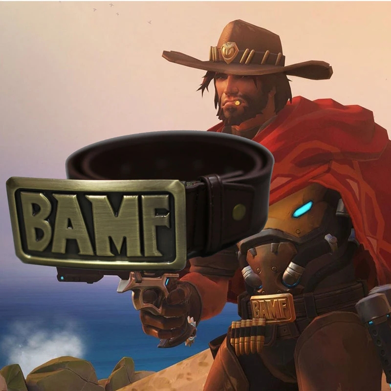 PANAS! Sabuk Mccree Cos Cowboy - Accessories With Watch ulasan dan harga