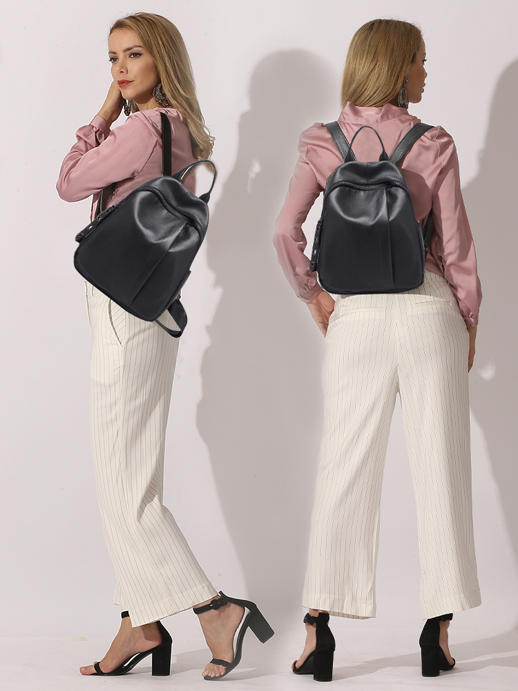 Zency Ransel Wanita Desain Ant - Leather Classic Strap ulasan dan harga