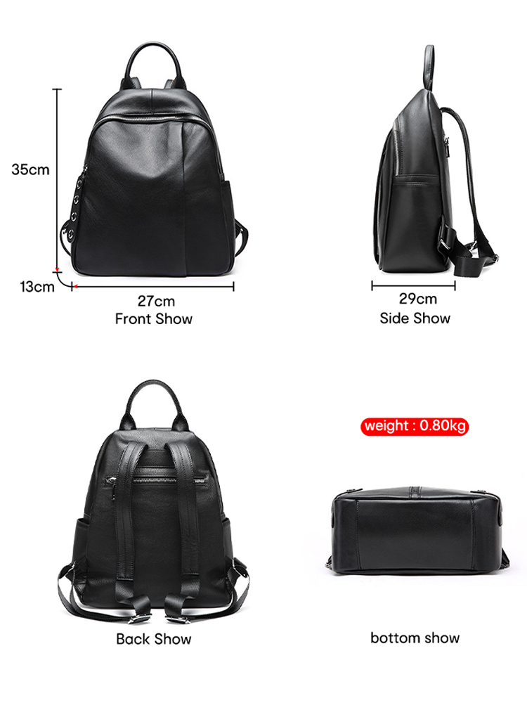 Zency Ransel Wanita Desain Ant - Leather Classic Strap ulasan dan harga