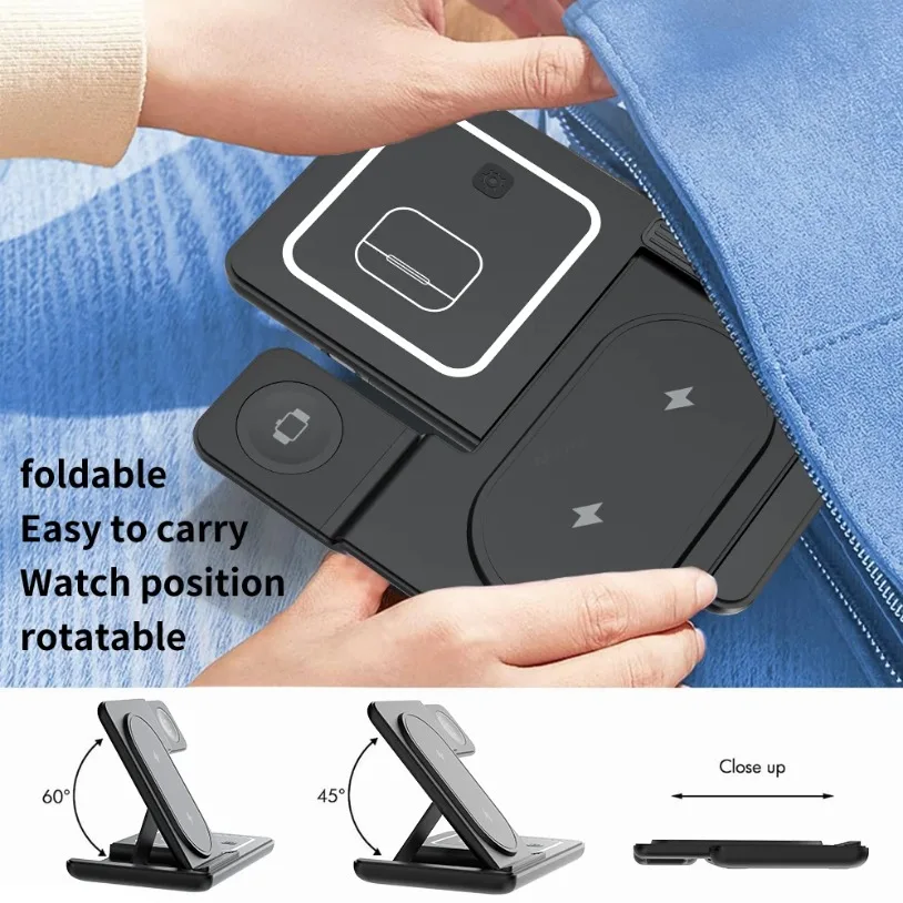 Stasiun Pengisian Daya Nirkabe - Smartwatch Ac ulasan dan harga