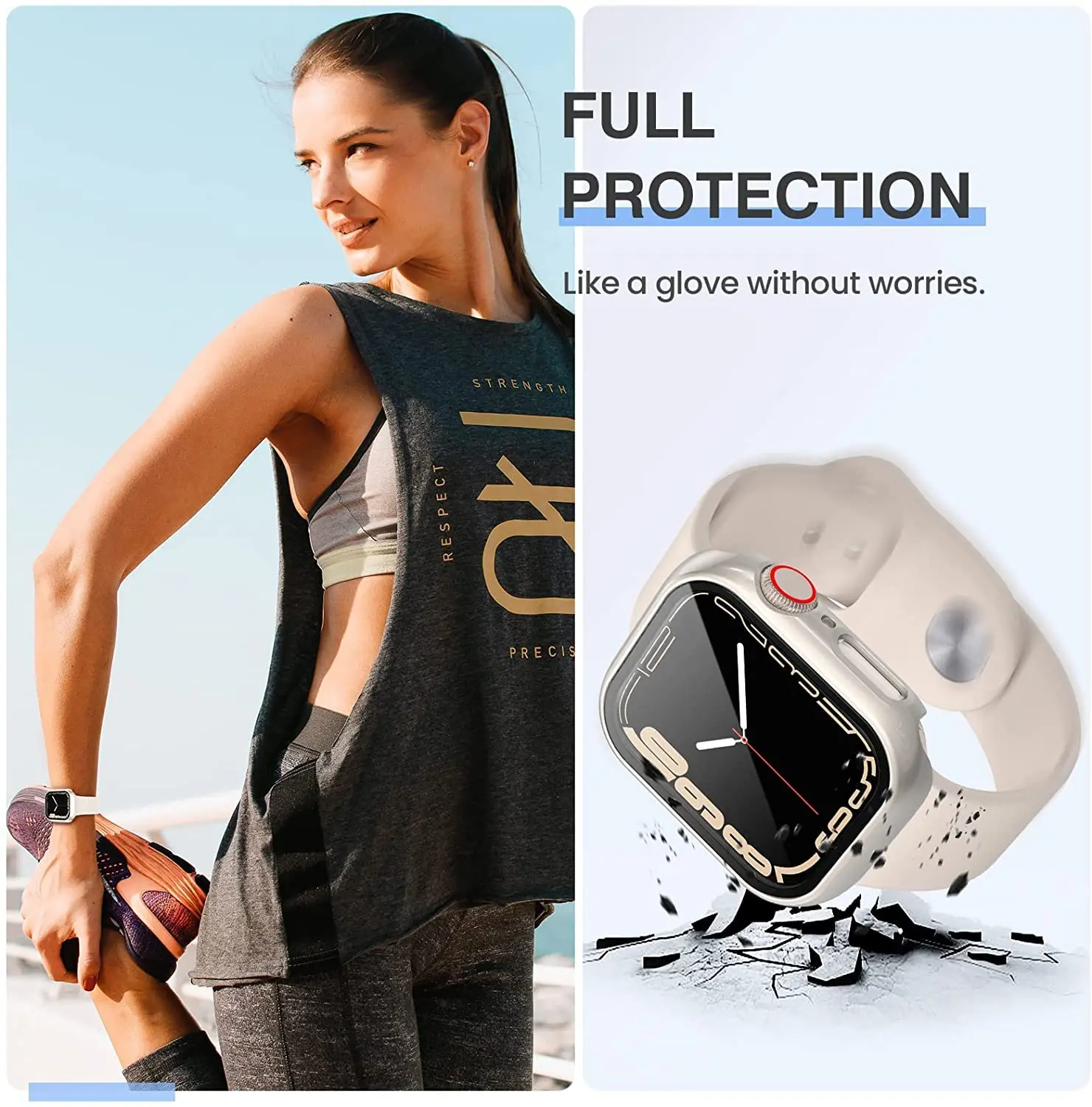 3 Pak Penutup Kaca Tempered un - Apple Smartwatch Accessories ulasan dan harga