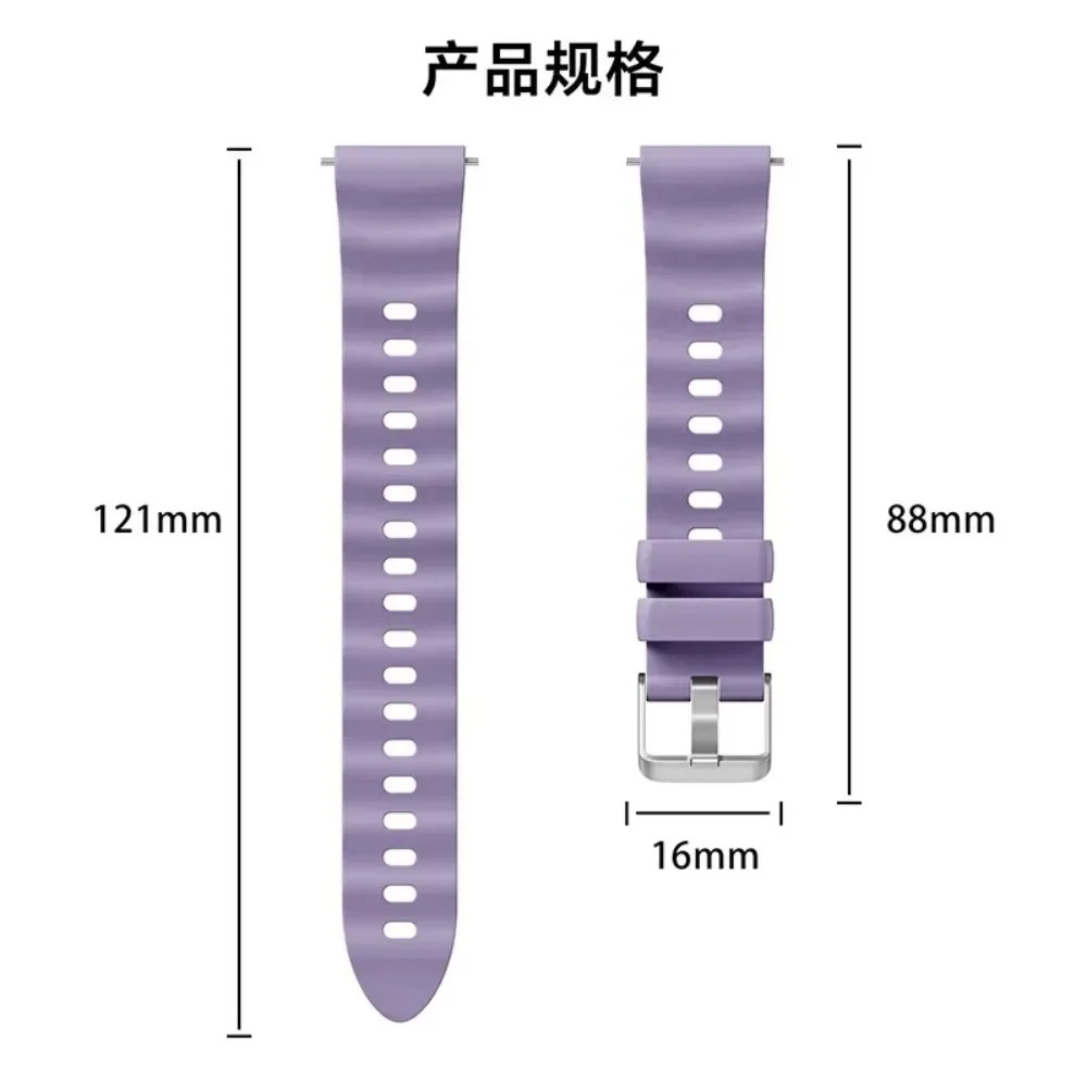 Tali Silikon Gelombang 18mm Un - Smartwatch X2 ulasan dan harga