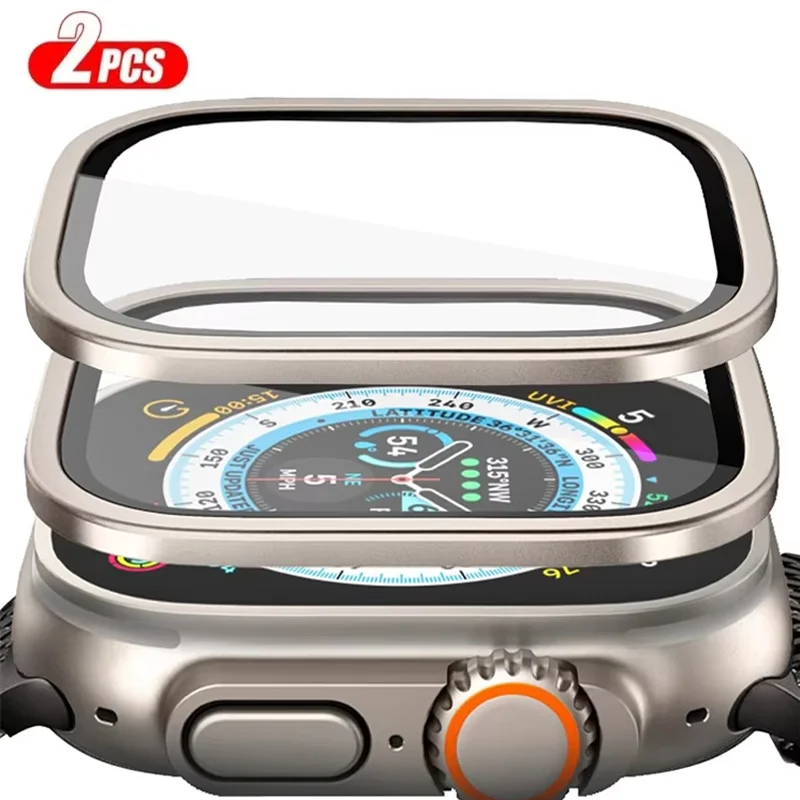 Casing Aloi Aluminium + Kaca T - Smartwatch Case ulasan dan harga